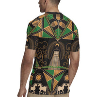 Ukraine Pysanky Pattern Rugby Jersey Berehynia Guardian Folk Art