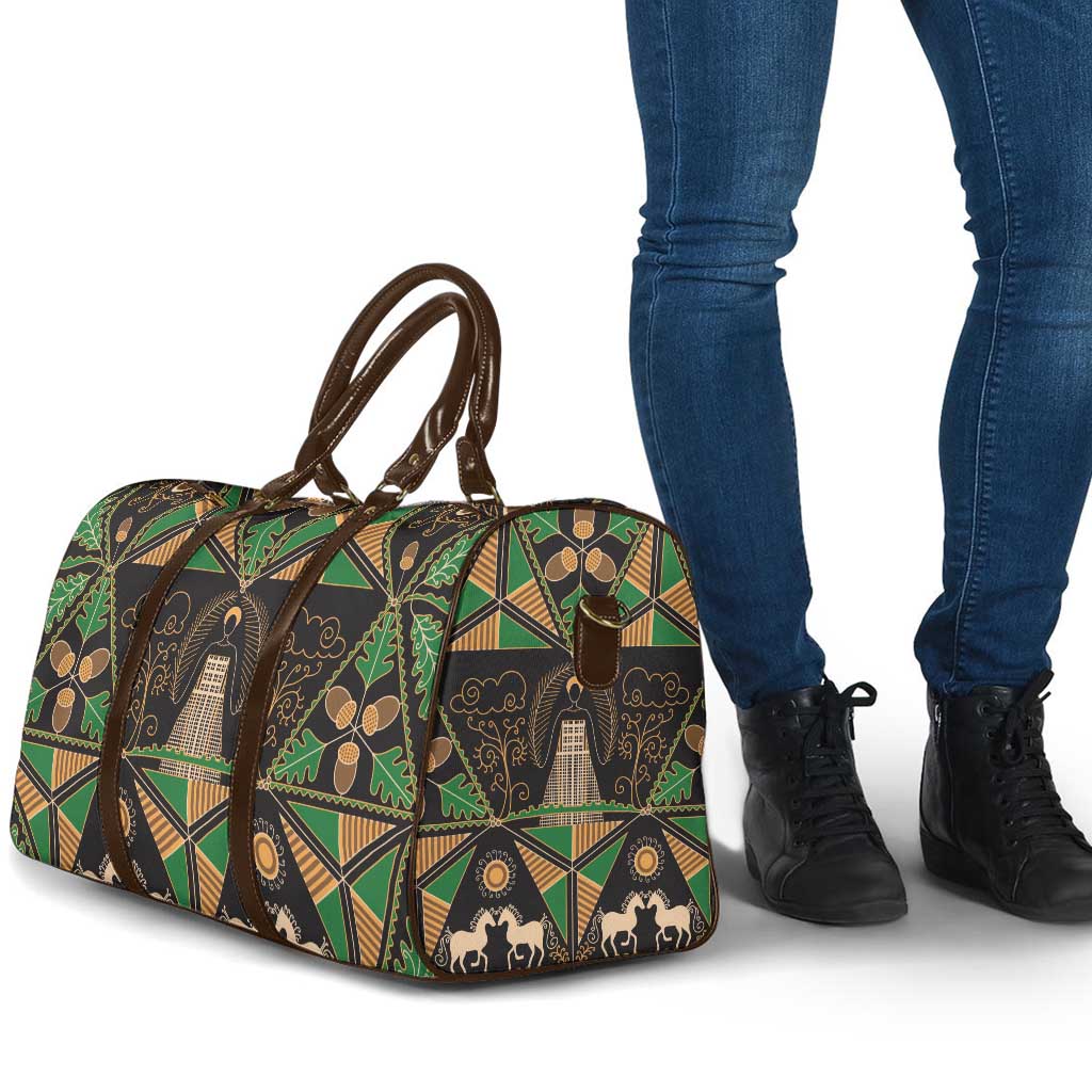 Ukraine Pysanky Pattern Travel Bag Berehynia Guardian Folk Art