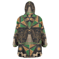 Ukraine Pysanky Pattern Wearable Blanket Hoodie Berehynia Guardian Folk Art
