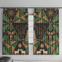 Ukraine Pysanky Pattern Window Curtain Berehynia Guardian Folk Art