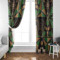 Ukraine Pysanky Pattern Window Curtain Berehynia Guardian Folk Art