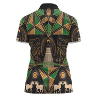 Ukraine Pysanky Pattern Women Polo Shirt Berehynia Guardian Folk Art