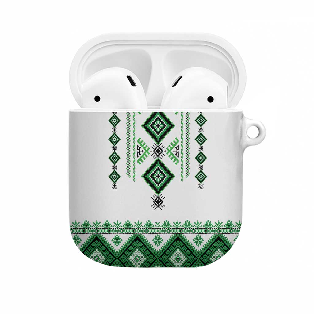 Ukraine Vyshyvanka Inspired AirPods Case Ukrainian Traditional Folk Pattern