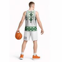 Ukraine Vyshyvanka Inspired Basketball Jersey Ukrainian Traditional Folk Pattern