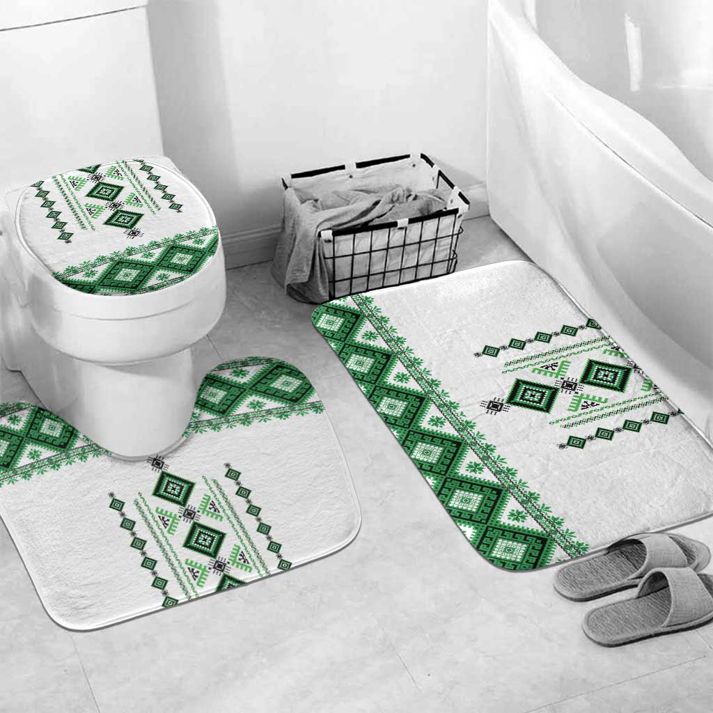 Ukraine Vyshyvanka Inspired Bathroom Set Ukrainian Traditional Folk Pattern