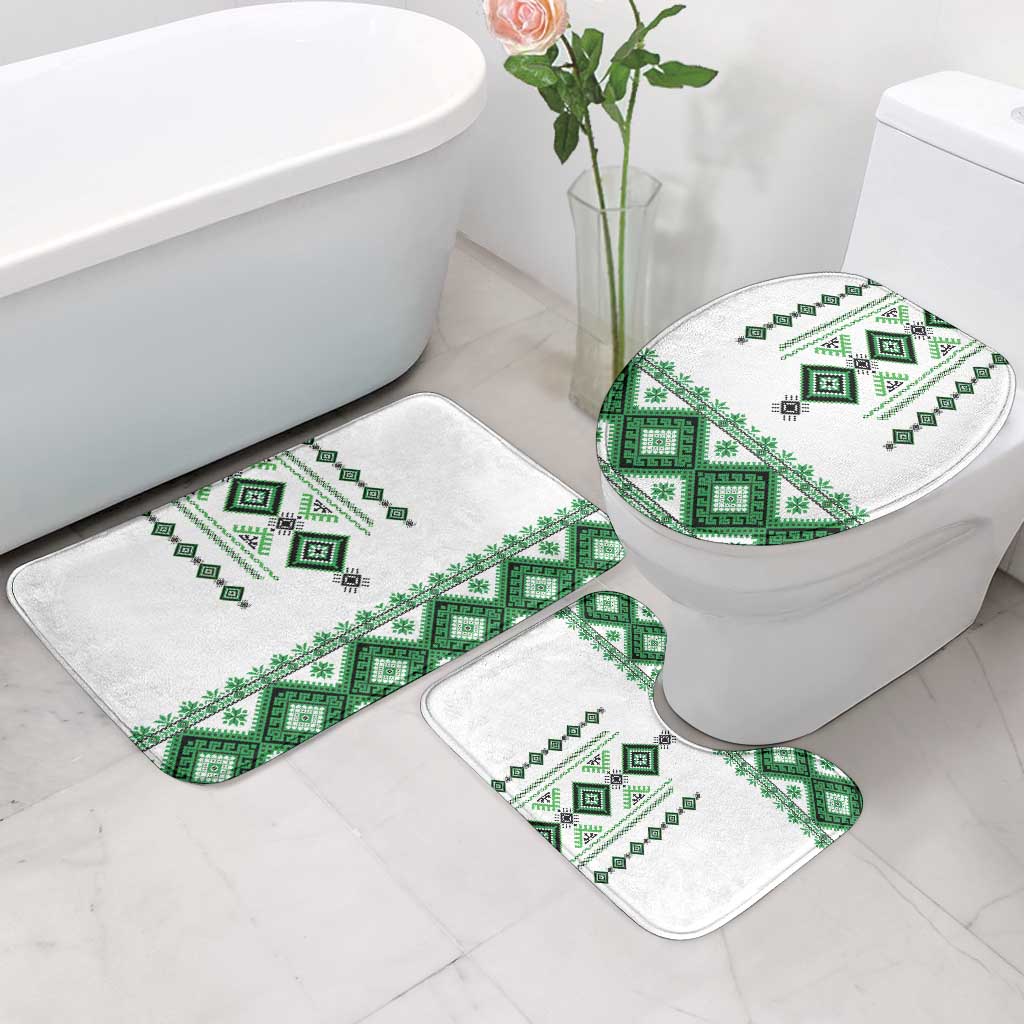 Ukraine Vyshyvanka Inspired Bathroom Set Ukrainian Traditional Folk Pattern