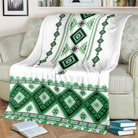 Ukraine Vyshyvanka Inspired Blanket Ukrainian Traditional Folk Pattern
