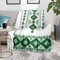 Ukraine Vyshyvanka Inspired Blanket Ukrainian Traditional Folk Pattern