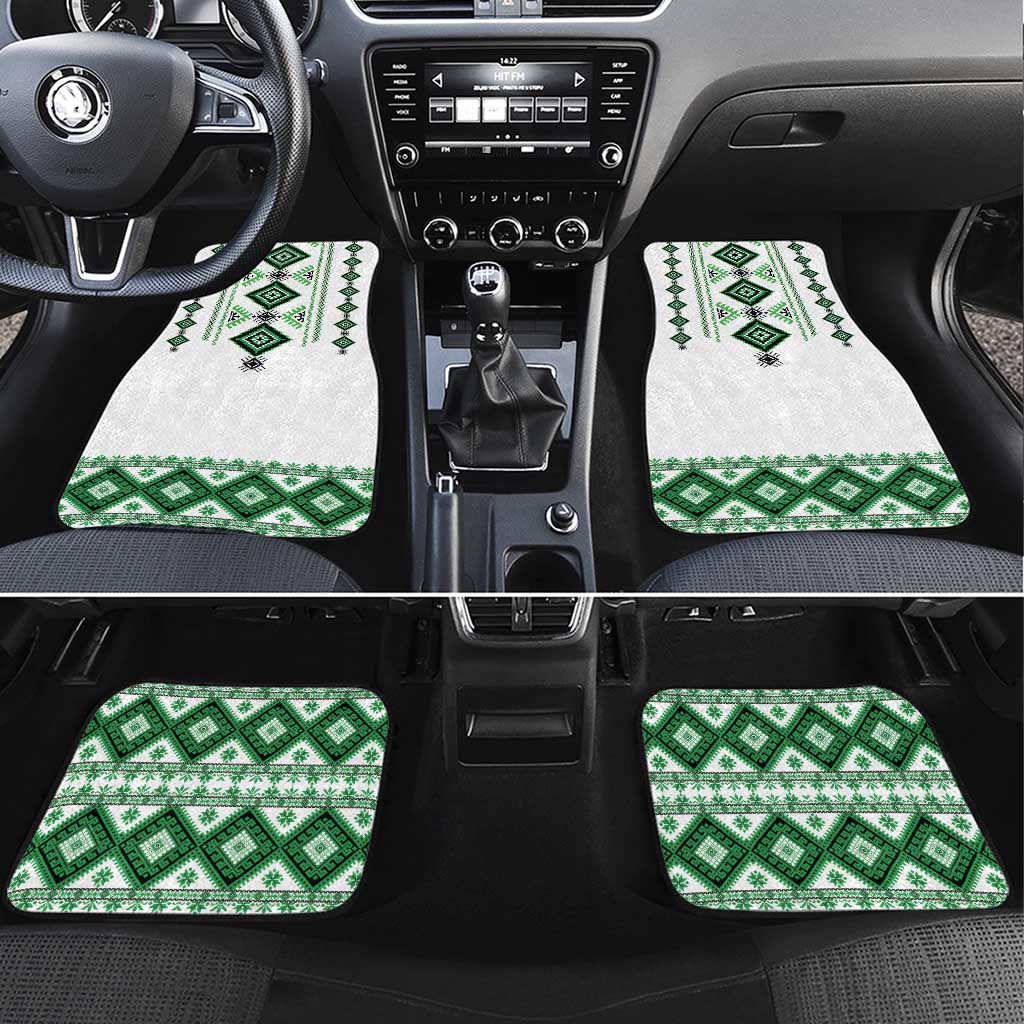 Ukraine Vyshyvanka Inspired Car Mats Ukrainian Traditional Folk Pattern