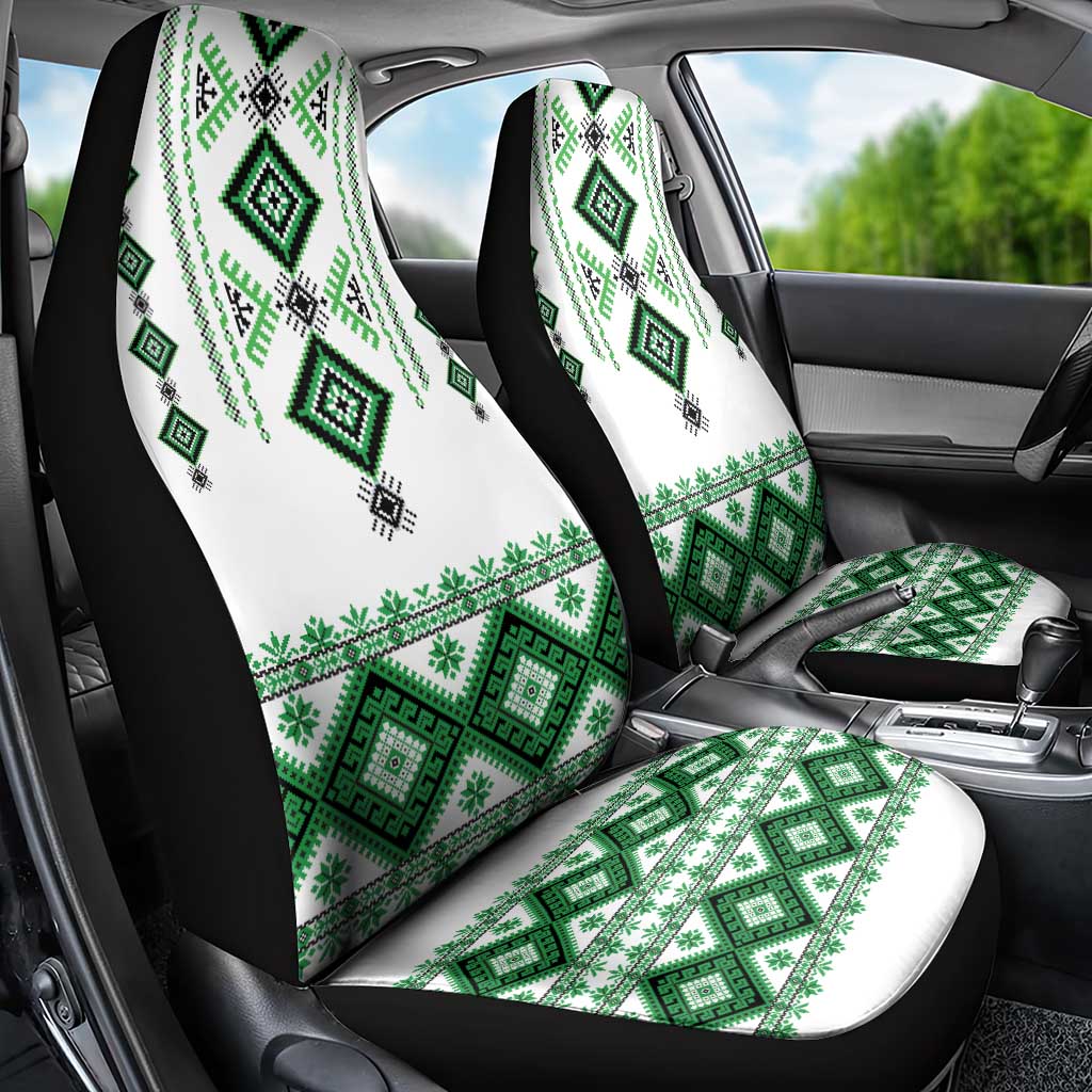 Ukraine Vyshyvanka Inspired Car Seat Cover Ukrainian Traditional Folk Pattern