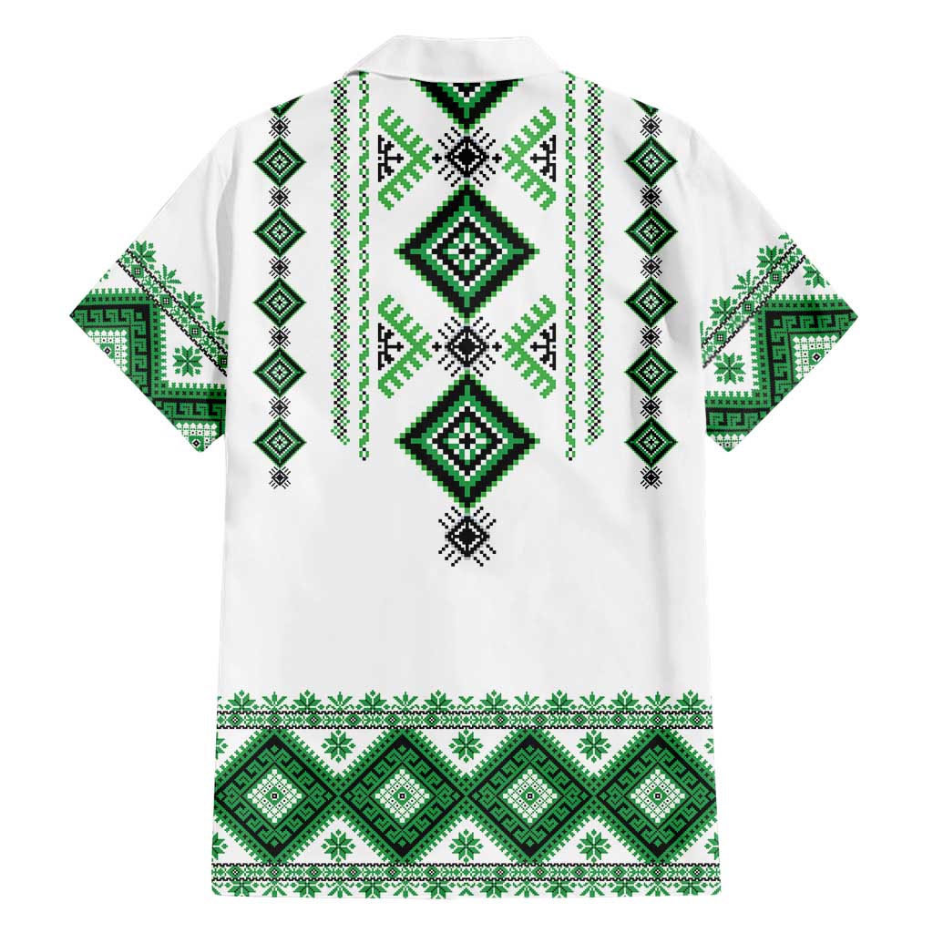 Ukraine Vyshyvanka Inspired Hawaiian Shirt Ukrainian Traditional Folk Pattern