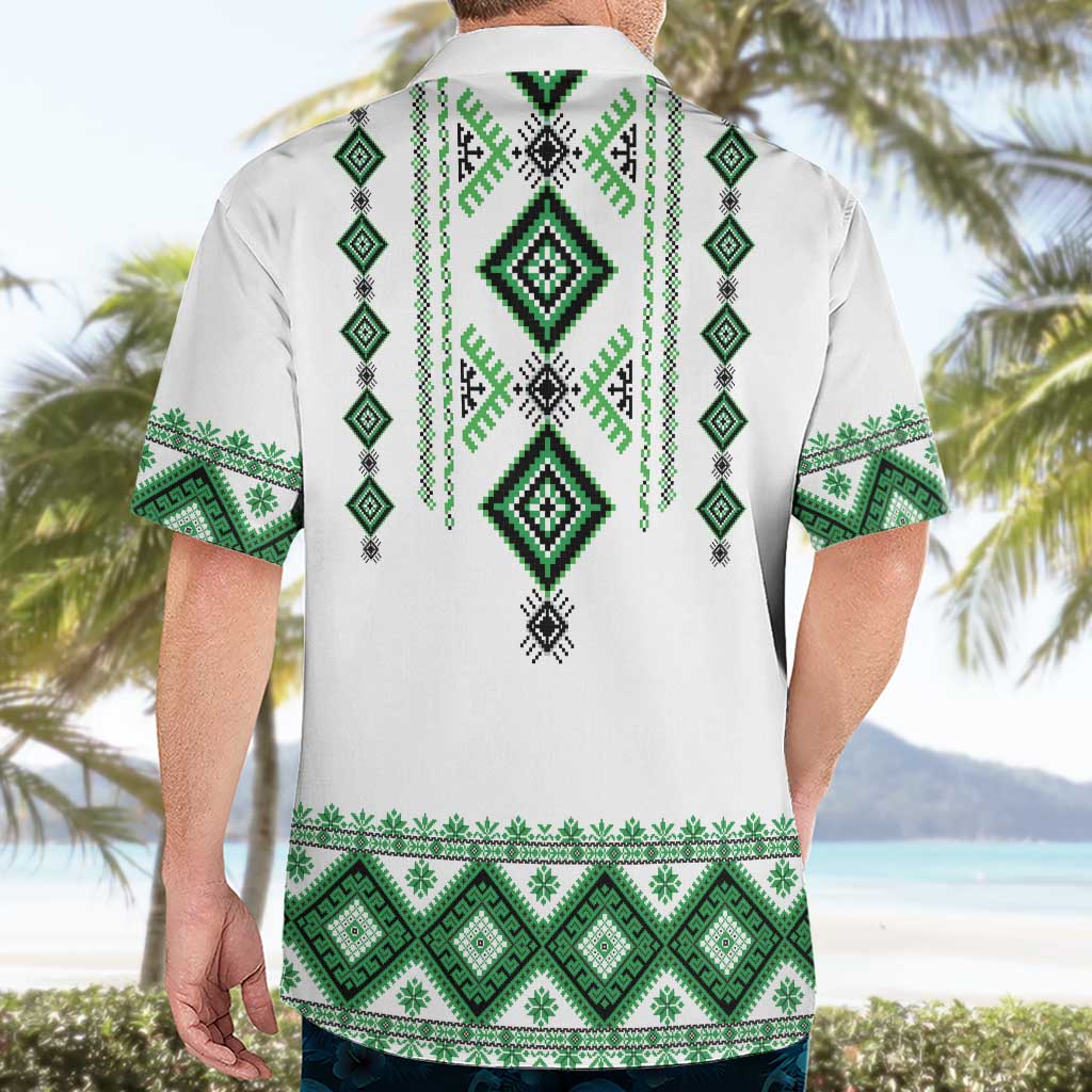 Ukraine Vyshyvanka Inspired Hawaiian Shirt Ukrainian Traditional Folk Pattern