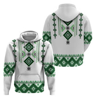 Ukraine Vyshyvanka Inspired Hoodie Ukrainian Traditional Folk Pattern
