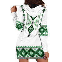 Ukraine Vyshyvanka Inspired Hoodie Dress Ukrainian Traditional Folk Pattern