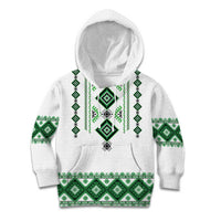 Ukraine Vyshyvanka Inspired Kid Hoodie Ukrainian Traditional Folk Pattern