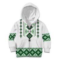 Ukraine Vyshyvanka Inspired Kid Hoodie Ukrainian Traditional Folk Pattern