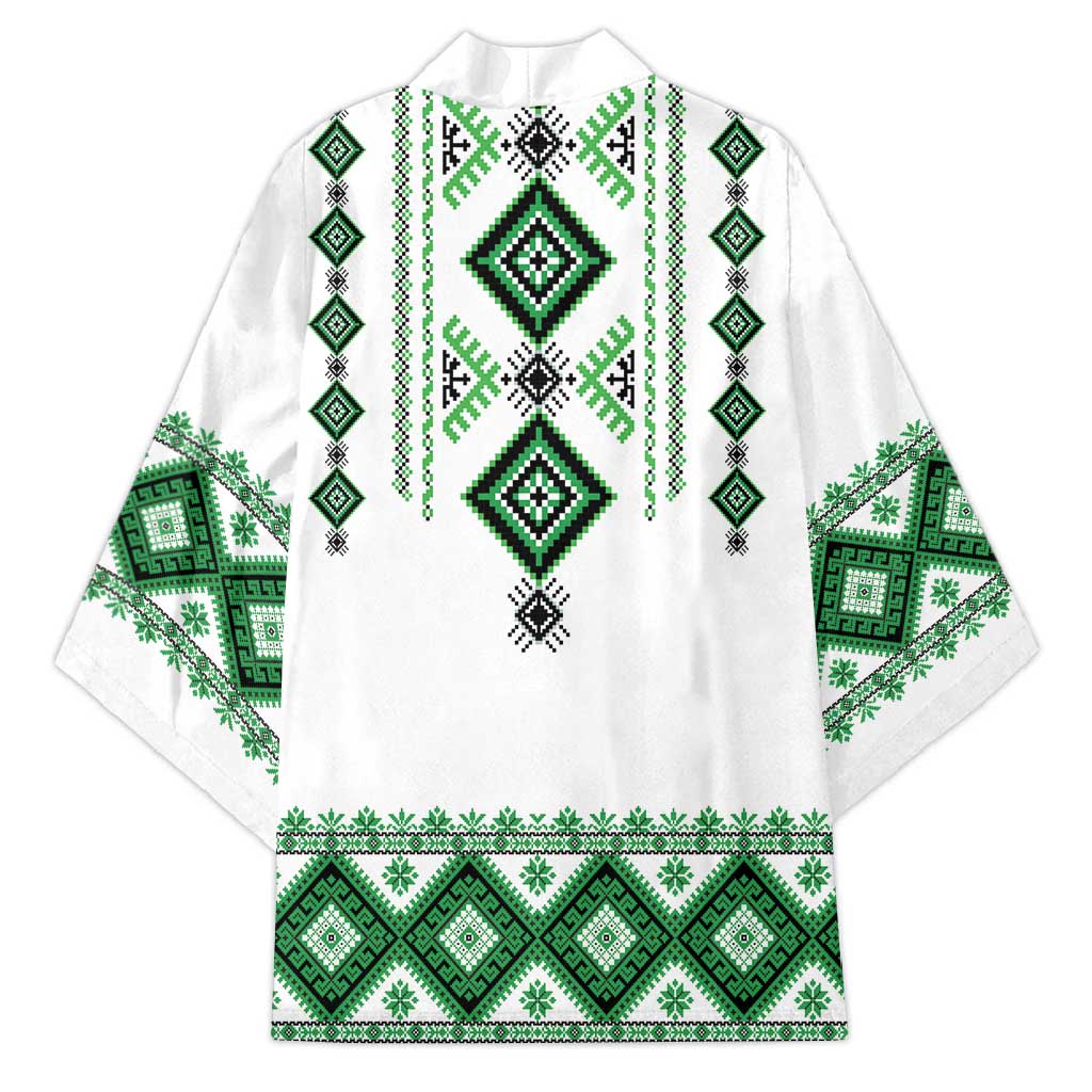 Ukraine Vyshyvanka Inspired Kimono Ukrainian Traditional Folk Pattern