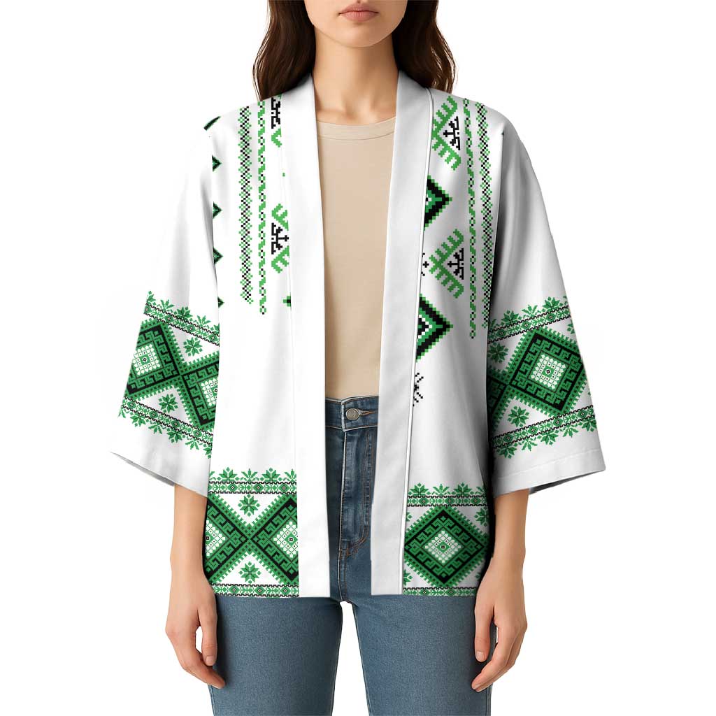 Ukraine Vyshyvanka Inspired Kimono Ukrainian Traditional Folk Pattern