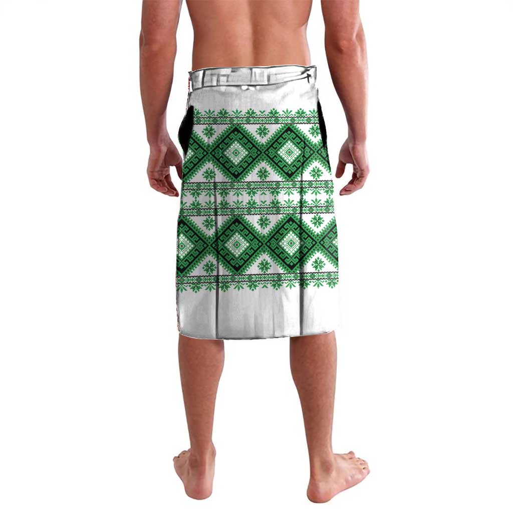 Ukraine Vyshyvanka Inspired Lavalava Ukrainian Traditional Folk Pattern