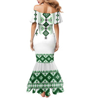 Ukraine Vyshyvanka Inspired Mermaid Dress Ukrainian Traditional Folk Pattern