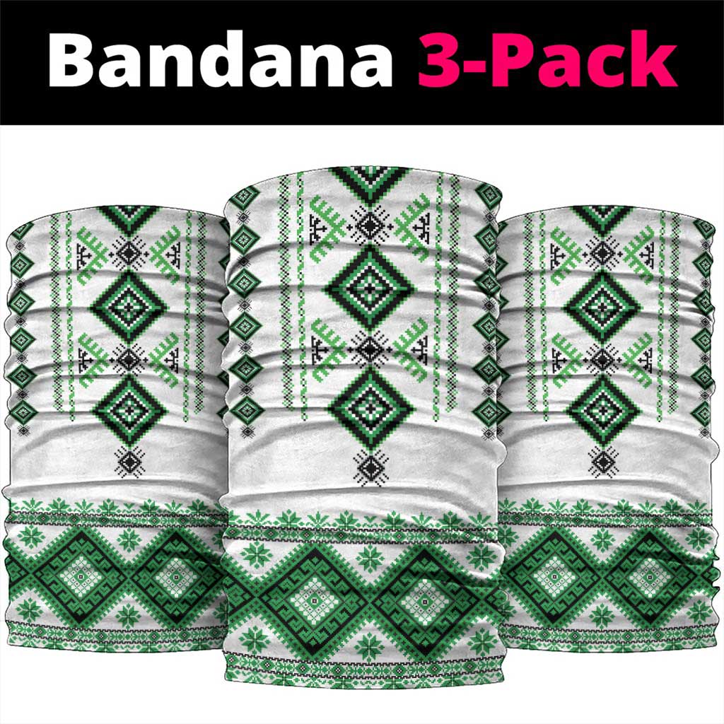 Ukraine Vyshyvanka Inspired Neck Gaiter Ukrainian Traditional Folk Pattern