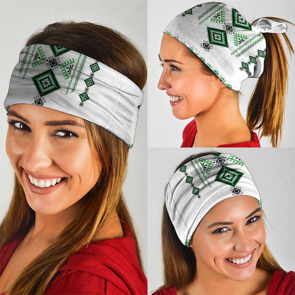 Ukraine Vyshyvanka Inspired Neck Gaiter Ukrainian Traditional Folk Pattern
