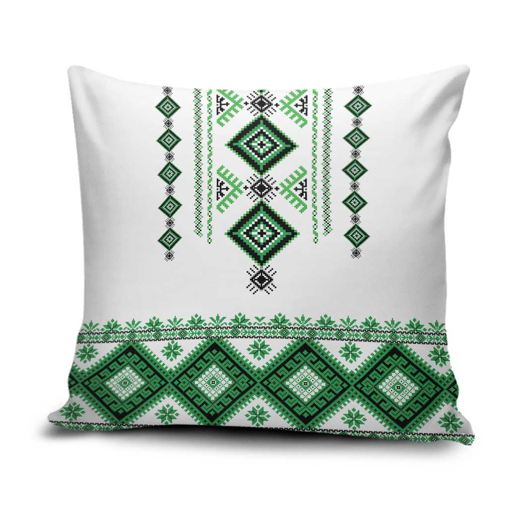 Ukraine Vyshyvanka Inspired Pillow Cover Ukrainian Traditional Folk Pattern