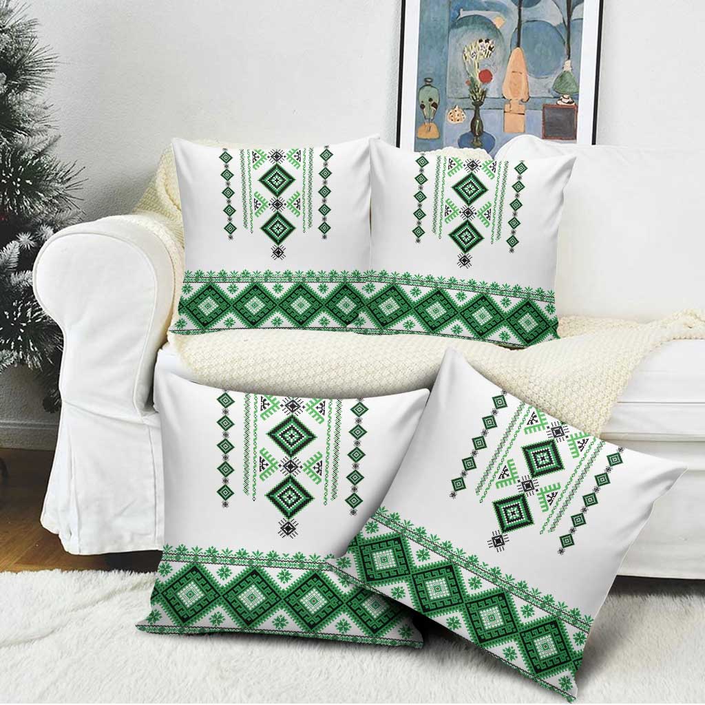 Ukraine Vyshyvanka Inspired Pillow Cover Ukrainian Traditional Folk Pattern