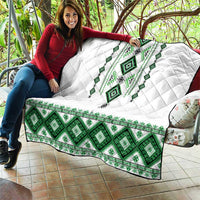 Ukraine Vyshyvanka Inspired Quilt Ukrainian Traditional Folk Pattern