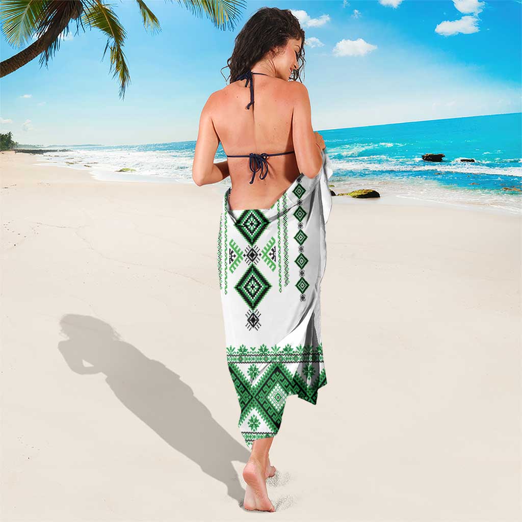 Ukraine Vyshyvanka Inspired Sarong Ukrainian Traditional Folk Pattern