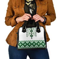 Ukraine Vyshyvanka Inspired Shoulder Handbag Ukrainian Traditional Folk Pattern