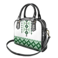 Ukraine Vyshyvanka Inspired Shoulder Handbag Ukrainian Traditional Folk Pattern