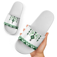 Ukraine Vyshyvanka Inspired Slide Sandals Ukrainian Traditional Folk Pattern