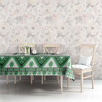 Ukraine Vyshyvanka Inspired Tablecloth Ukrainian Traditional Folk Pattern