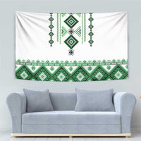 Ukraine Vyshyvanka Inspired Tapestry Ukrainian Traditional Folk Pattern