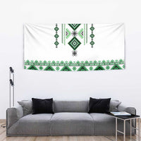 Ukraine Vyshyvanka Inspired Tapestry Ukrainian Traditional Folk Pattern