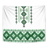 Ukraine Vyshyvanka Inspired Tapestry Ukrainian Traditional Folk Pattern