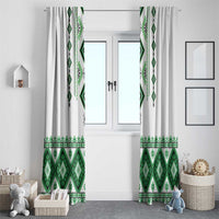 Ukraine Vyshyvanka Inspired Window Curtain Ukrainian Traditional Folk Pattern