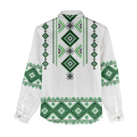 Ukraine Vyshyvanka Inspired Women Casual Shirt Ukrainian Traditional Folk Pattern