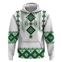 Ukraine Vyshyvanka Inspired Zip Hoodie Ukrainian Traditional Folk Pattern