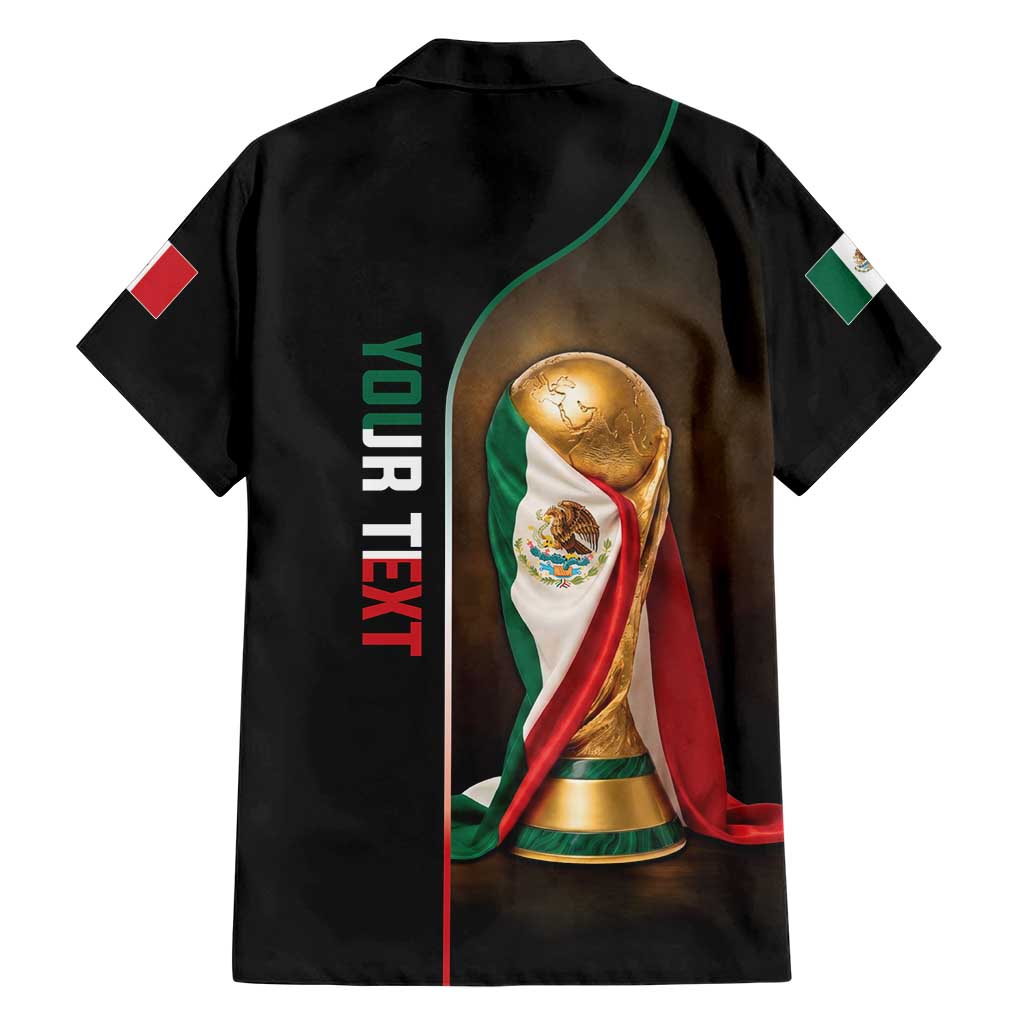 Personalized Mexico Football 2026 Hawaiian Shirt Trophy Flag Pride Art