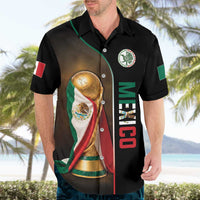 Personalized Mexico Football 2026 Hawaiian Shirt Trophy Flag Pride Art