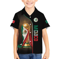 Personalized Mexico Football 2026 Hawaiian Shirt Trophy Flag Pride Art