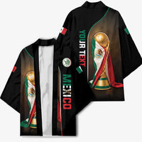 Personalized Mexico Football 2026 Kimono Trophy Flag Pride Art