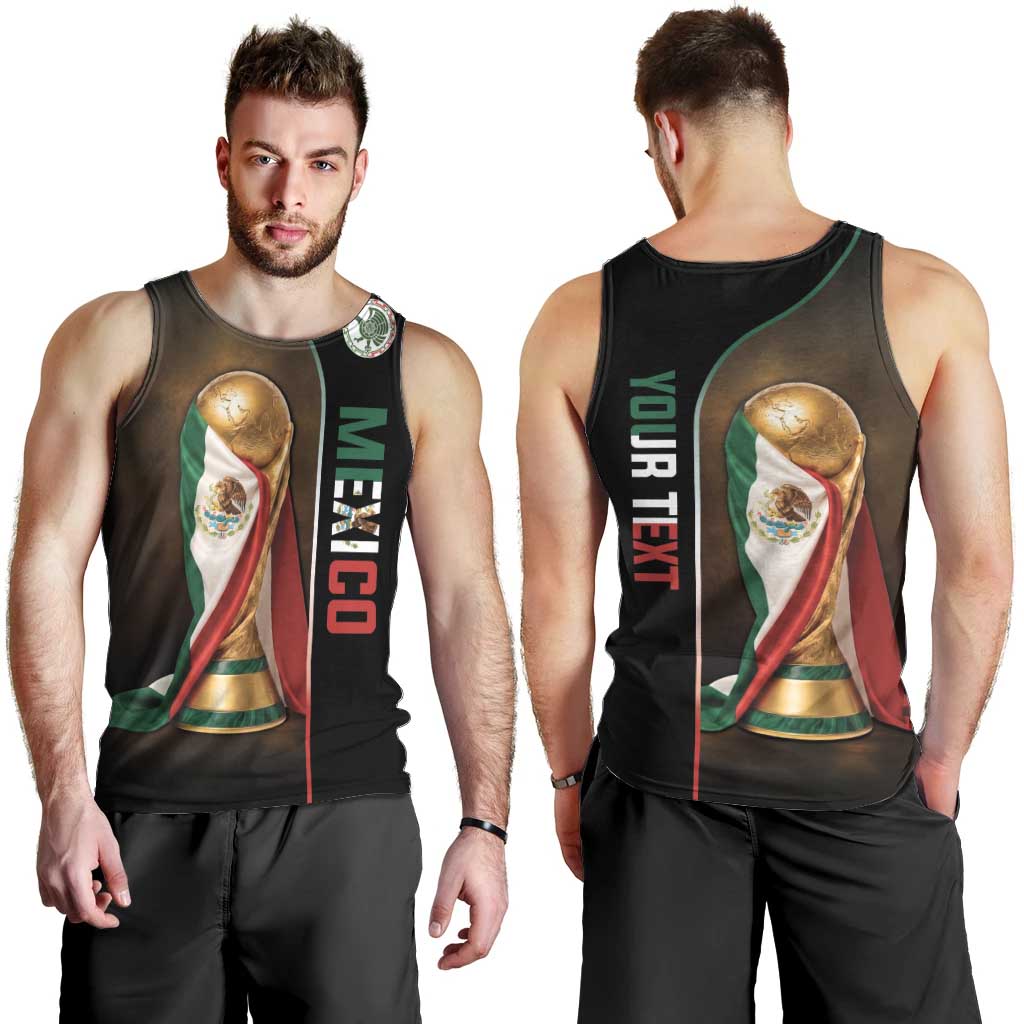 Personalized Mexico Football 2026 Men Tank Top Trophy Flag Pride Art