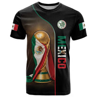 Personalized Mexico Football 2026 T Shirt Trophy Flag Pride Art