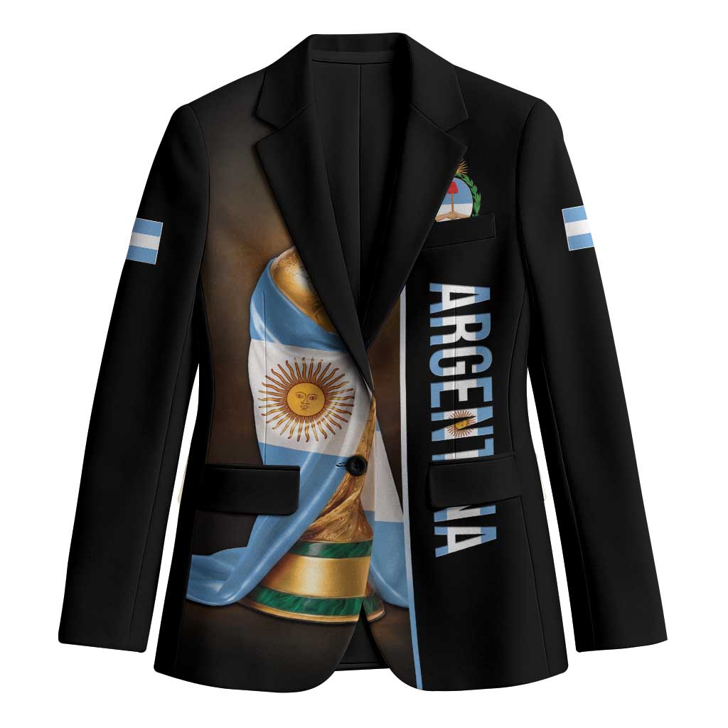 Personalized Argentina Football 2026 Blazer Trophy Flag Pride Art