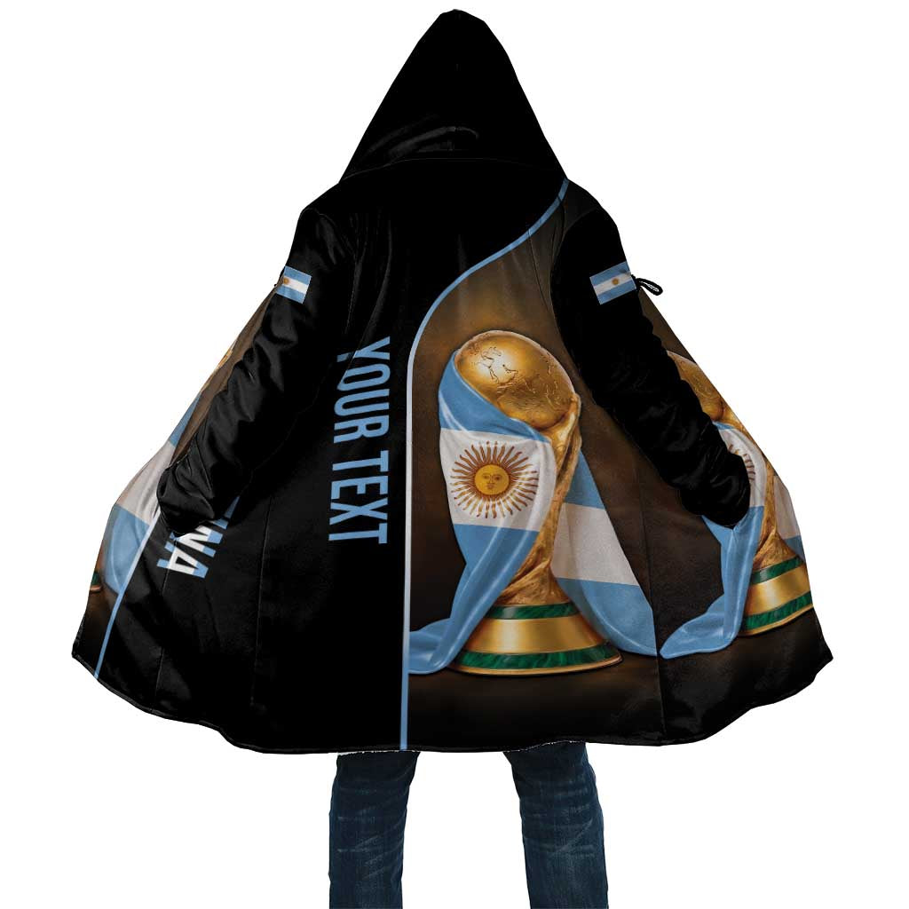 Personalized Argentina Football 2026 Cloak Trophy Flag Pride Art