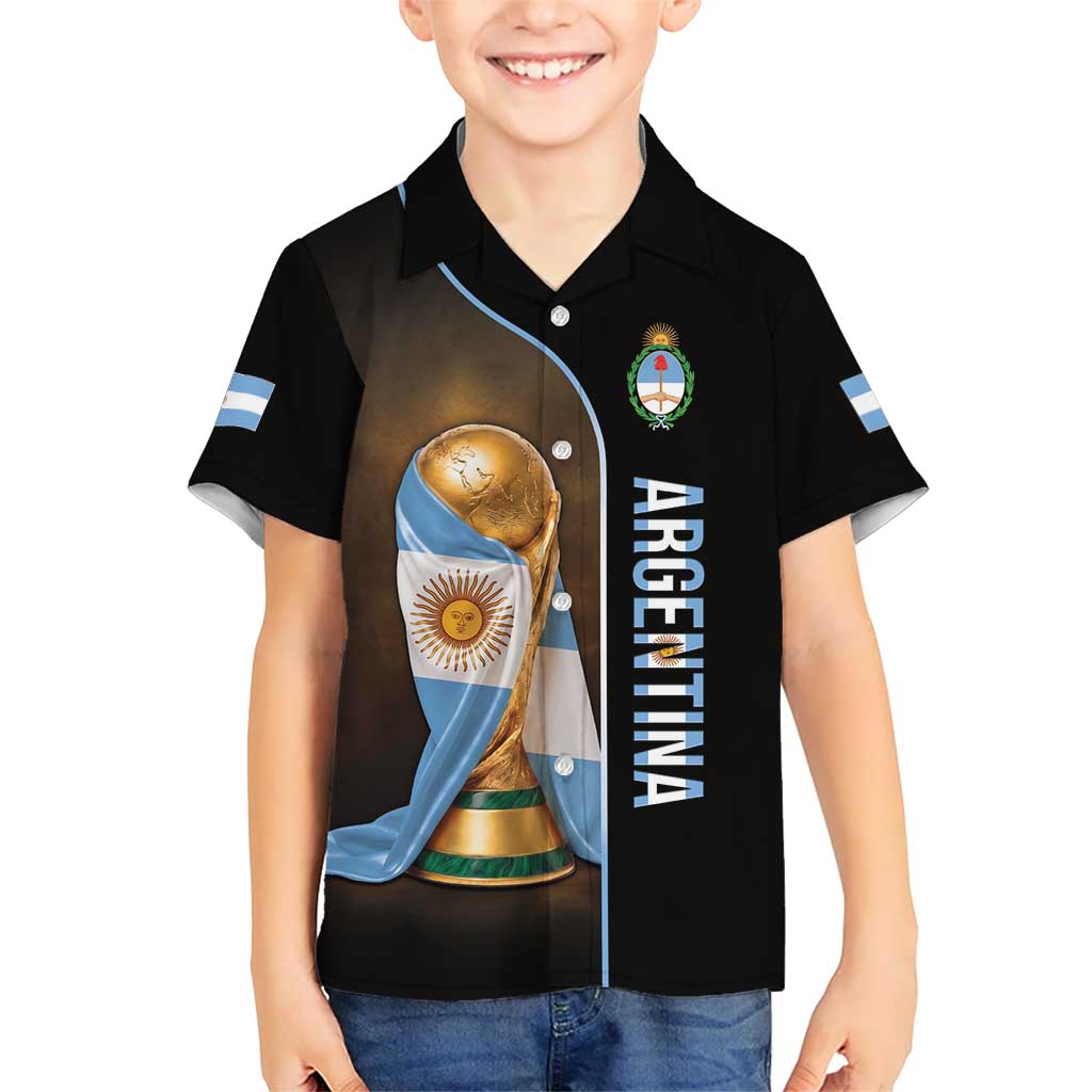 Personalized Argentina Football 2026 Hawaiian Shirt Trophy Flag Pride Art