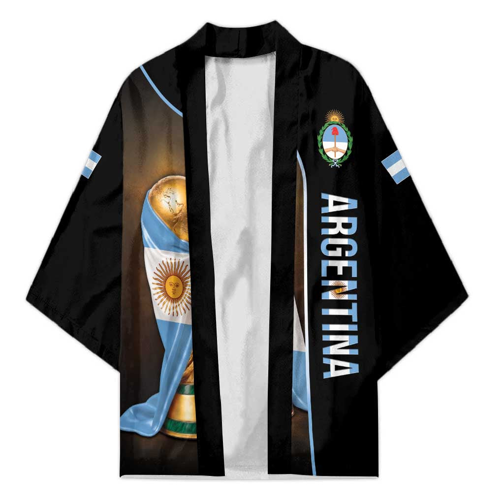 Personalized Argentina Football 2026 Kimono Trophy Flag Pride Art